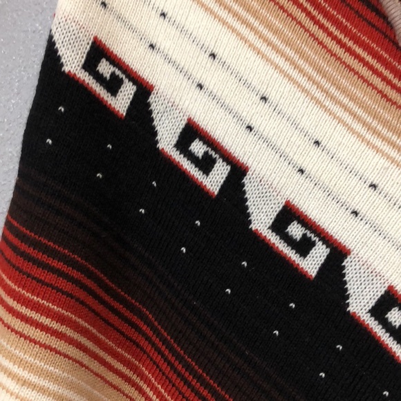 70s Vintage Poncho Unisex One Size fits most hipster folkie festival wool fringe - Picture 4 of 10